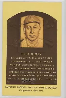 1964-1981 National Baseball Hall Of Fame And Museum Postcards Eppa Rixey HOF • $3.65