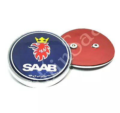 Saab 93 9-3 Convertible 1998-2003 Rear Boot Trunk Badge Emblem Blue 5289897 • £17.99