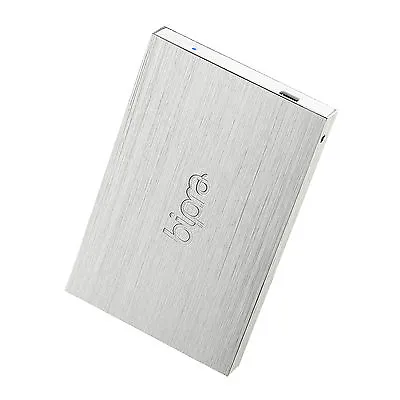 BIPRA 500GB 2.5 Portable External Hard Drive USB 2.0 - Silver • £29.99