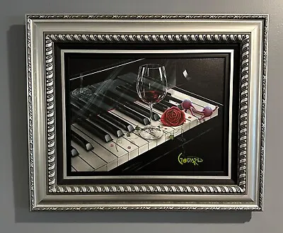 Michael Godard   Piano Keys   Original -PAINTING ON CANVAS-  **READ** • $9900