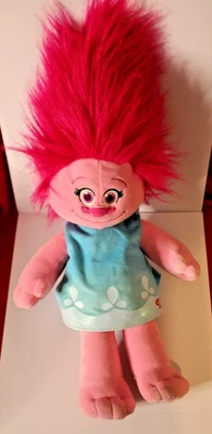 £7.97 • Buy Build A Bear Trolls Princess Poppy 22” Plush Doll Dress Headband Large Teddy
