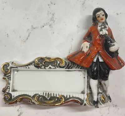 Vintage Erphila Colonial Figurine Porcelain Made In Germany Numbered 6651 • $21.60