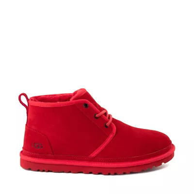 UGG Neumel M/3236 Men Samba Red Suede Lace-up Wool Sockliner Chukka Boots NR5522 • $69.99