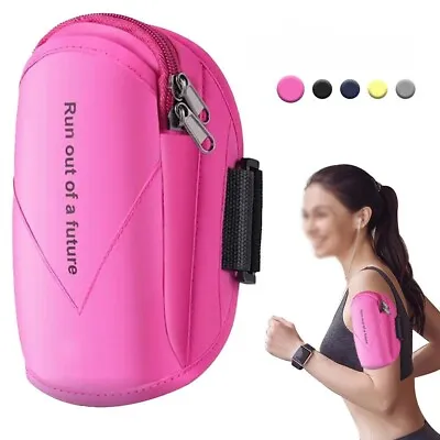 Rose Armband Running Phone Holder Sports Arm Band Strap Gym Pouch Key Bag • $2.99