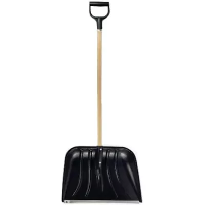 £7.05 • Buy New 1.2m Snow Shovel Pusher Scooper Handle Garden Car Spade Winter 120cm Metal
