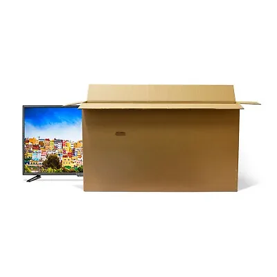 TV Box Cardboard Storage Removal Transport Shipping Postal Boxes Heavy Duty • £303.64