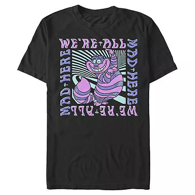 Men's Alice In Wonderland We're All Mad Here Cheshire Cat T-Shirt • $13.99