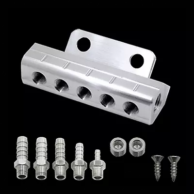 $39.99 • Buy Billet Vacuum Tree Block Satin Finish Fits 86-93 Ford Mustang