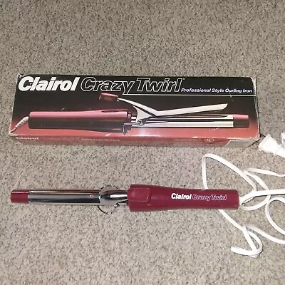 Vintage Clairol Crazy Twirl Curling Iron Model DC-3 • $13.65