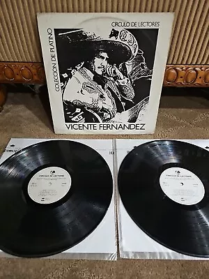 VICENTE FERNANDEZ Coleccion De Platino VINYL LP COLOMBIA Super Rare Comp VG+ • $59.99