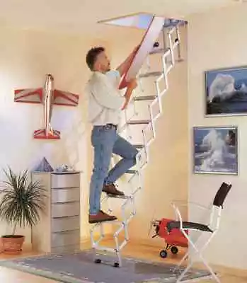 £169.99 • Buy Loft Ladder Concentina Style Alufix, 3 Models Available