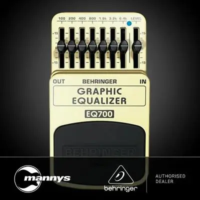 Behringer EQ700 7-Band Graphic Equalizer • $55