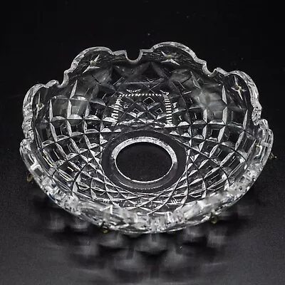 Waterford Crystal 10 Arm Avoca Chandelier Bobeche 8 Prism Replacement Part • $105