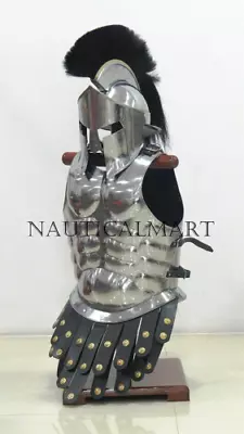 Medieval 300 Roman Spartan Armor Helmet W/ Solid Muscle Armor Jacket • $220