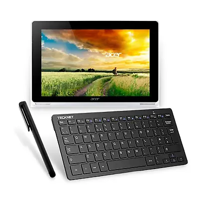 £59.99 • Buy Acer Aspire Switch 10 + Tecknet Keyboard + 1x Universal Stylus Pen BUNDLE!🔥