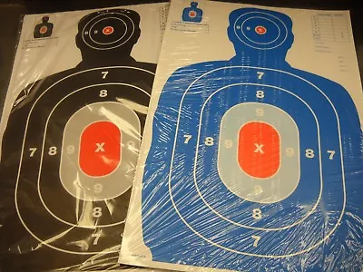 125 (SECONDS) Bulk Pack Silhouette Hand Gun Rifle Paper Shooting Targets 12X18 • $26.95