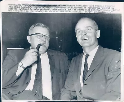 1963 Photo Senator Proxmire Post Office Committee John Gronouski WI Politics • $17.99