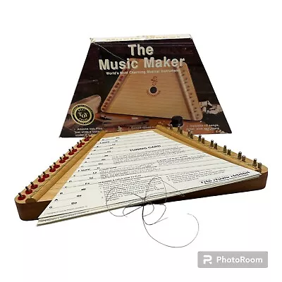 Nepenenoyka The Music Maker Lap Harp Wooden Stringed Instrument W/ Sheet Music • $28.49