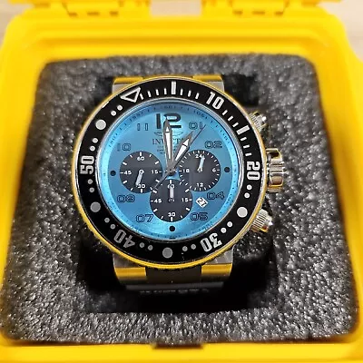 New Invicta Men 52mm  OCEAN VOYAGE LIMITED EDITION AQUA BLUE Dial Watch • $127.49