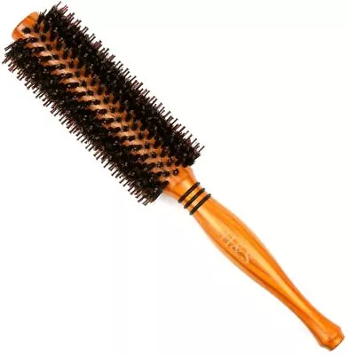 Wooden Round Radial Hair Styling Brush 50mm With Natural Boar Bristles H&S • £9.99