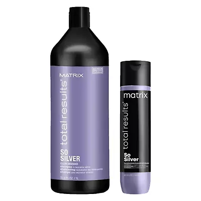 MATRIX So Silver Shampoo 33.8oz & Conditioner 10.1oz • $34.99