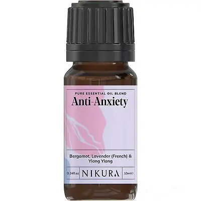 Nikura Anti-Anxiety Essential Oil Blend Pure Natural Aromatherapy • £14.99