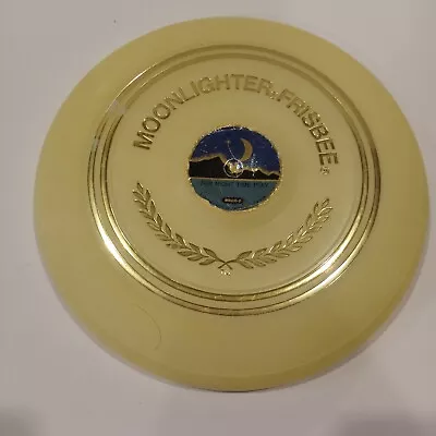 Vintage Frisbee Moonlighter Wham-O Vintage Disc Glow-In-The-Dark 1973 • $22