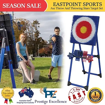 Eastpoint Axe Throw And Throwing Stars Target Set Kids Outdoor Fun Toys Throwing • $146.88