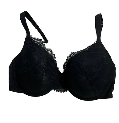 La Senza So Free Women Size 34C Black Lace Wired Bra (10G-19) • $7