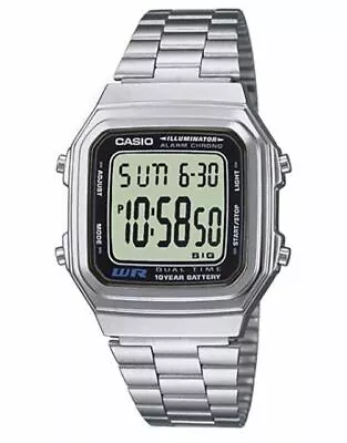 Casio Classic Digital Watch A178WA Silver Design Unisex Retro Vintage Melbourne • $28.99