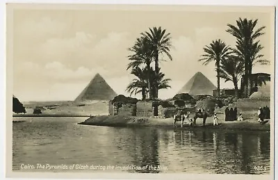 The Pyramids Egypt Real Photo Vintage Postcard K25 • £3.99