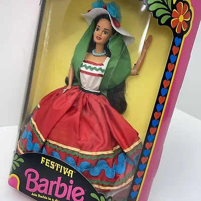 FESTIVA BARBIE Limited Edition Mexican Doll #10339 Mattel Vintage 1993 BRAND NEW • $74.99