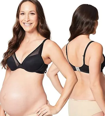 Cake Maternity Underwire Bra Women's Size 32D US/UK Black • £28.49