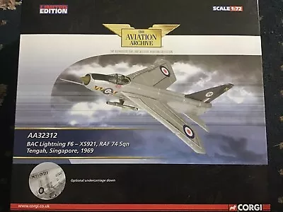 Corgi Aviation Archive 1/72 BAC Lightning F6. RAF. 74 Sqn. AA32312. • £50