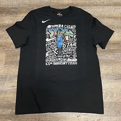 Sylvia Fowles Shirt Large WNBA Minnesota Lynx Limited Edition Retirement Nike • $27.77