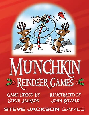 Munchkin Expansion Reindeer Games Booster Pack Steve Jackson Games New • $17.95