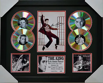 Elvis Presley Memorabilia Framed Signed Limited Edition 4cd • $120
