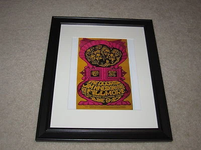 $38.69 • Buy Framed The Doors Concert Mini Poster, 1967 Fillmore, 14 X16.5  RARE!