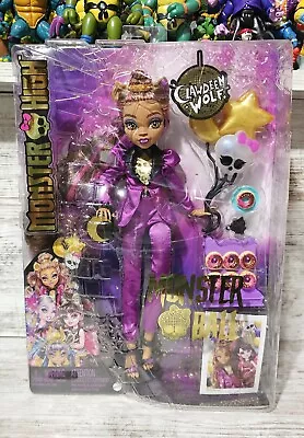 2023 Monster High Clawdeen Wolf Monster Ball Party Fashion Doll  • $50