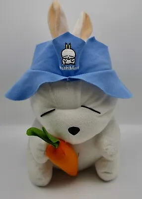 Mashimaro Plush Vintage Bunny Rabbit White Blue Hat Carrot Stuffed Anime 12  • $18.99
