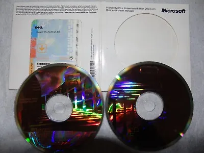 Microsoft Office CD Small Business Edition 2003 With Business Contact Manager • $10