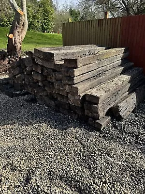 Reclaimed Oak Railway Sleepers Chunky 8ft6  X 10  X 6  / 2.6m Long Swansea • £20