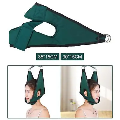 Premium Neck Cervical Traction Device Over Door   Neck Overhead Traction • £7.98