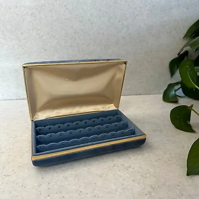 Vintage MELE Jewelry Box Holder Organizer Travel Case With Hard Outer Shell • $12