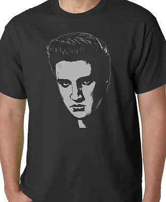 Mens ORGANIC Cotton T-Shirt ELVIS PRESLEY Music The King Legend Clothing Eco  • $17.33