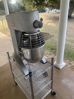 Berkel 20 Qt. Commercial Planetary Mixer With Whisk Paddle Dough Hook & Cart • $700