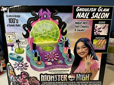 Monster High Ghoulish Glam Nail Salon Polish Stickers & More • $19.88