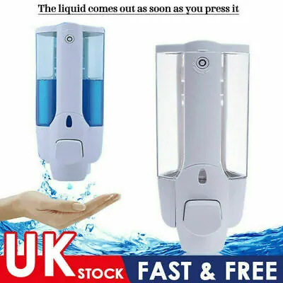 £9.99 • Buy Wall-mounted 350ML Dispenser Public Hands Sanitizer Soap Shampoo Dispenser UK