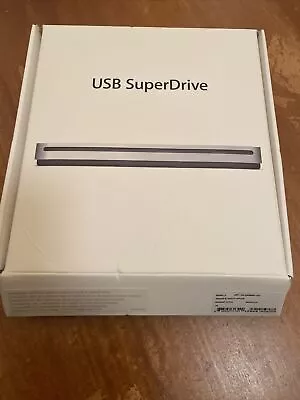 Apple USB Superdrive External DVD/CD Player MD564/LLA USA Model A1379 New Unused • $27