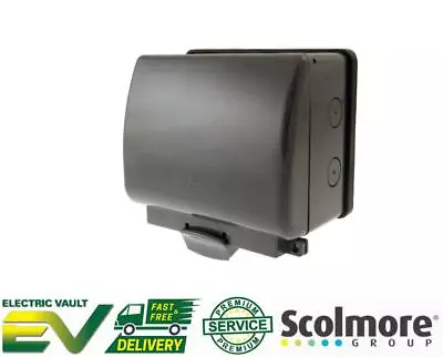 £15.95 • Buy Click OA036AG Aquip66 Double Switched Socket 2G DP 13A Outdoor Weatherproof IP66